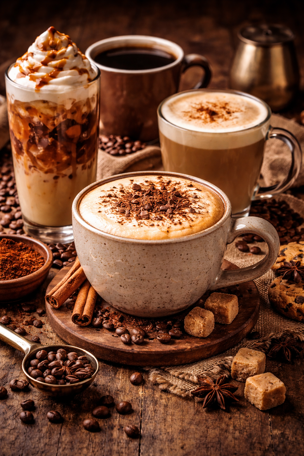 Hot and cold beverages at Late Night Cafe Mussoorie