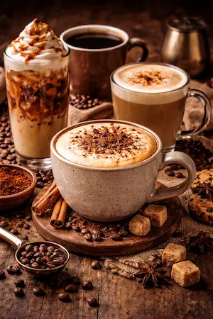 Hot and cold beverages at Late Night Cafe Mussoorie