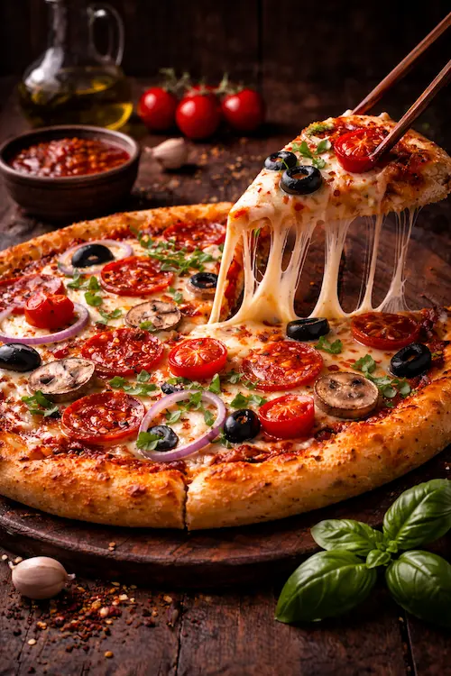 Cafe food delivery at night in Mussoorie